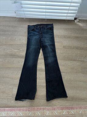 Flying Monkey Dark Blue Flared Jeans